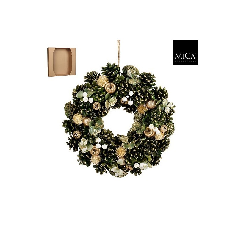Green Decorated Garland 34 cm amagictree.com