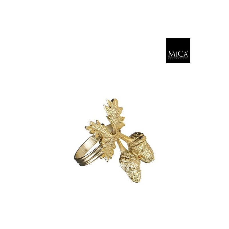 Gold leaf napkin ring amagictree.com