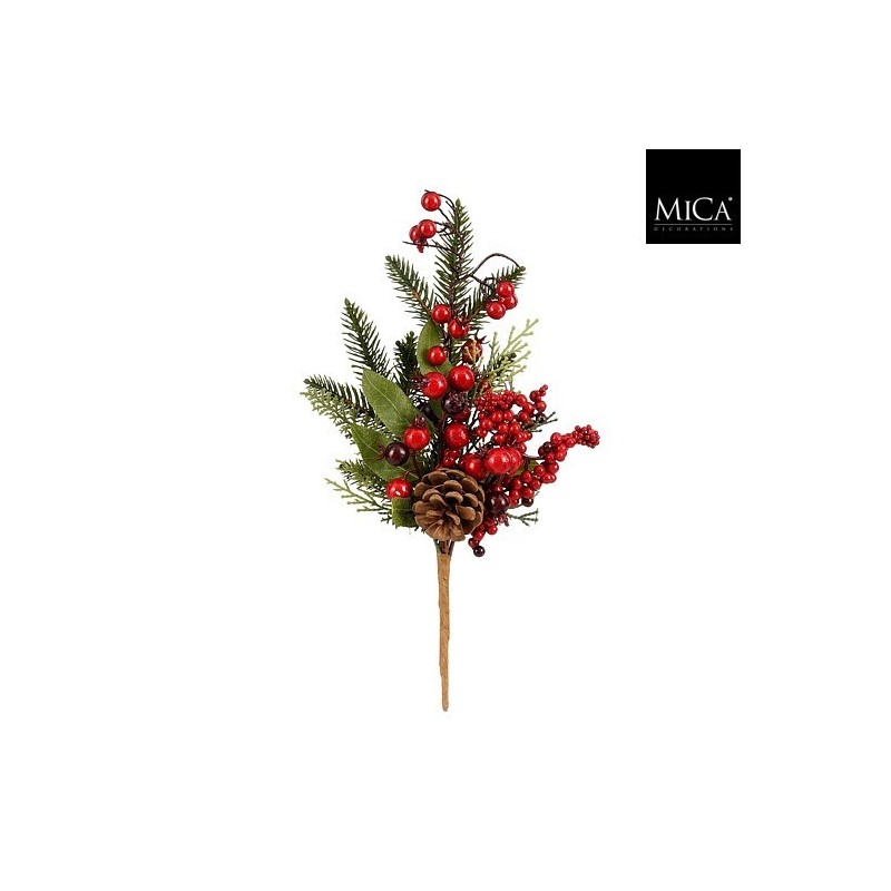 Branch with Red Berries 35 cm amagictree.com