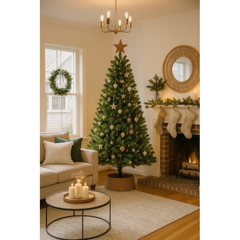 Charlton Green Christmas Tree h230 Ø135cm PVC - Edelman