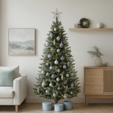Clive Slim Green Christmas Tree h215 Ø114cm PE+PVC - Edelman