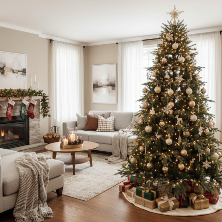 Kennedy Christmas tree h 240 cm d 152 cm PVC - MagicTree™