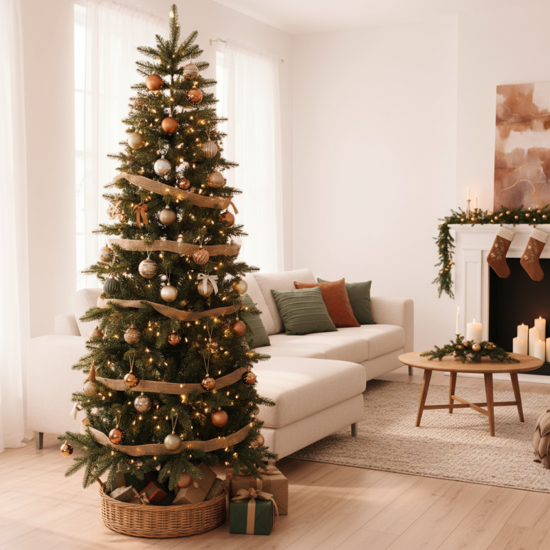 Russel Christmas tree h 210 cm d 70 cm PE+PVC | MagicTree™