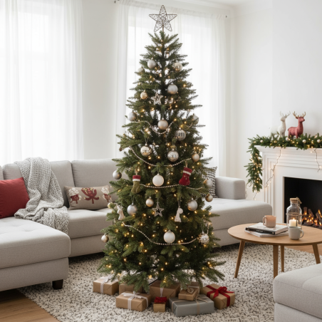 Albero di Natale Russel h 240 cm d 80 cm PE+PVC | MagicTree™