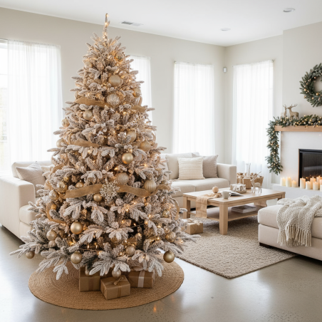 Albero di Natale White Montgomery h 240 cm d 142 cm PVC - MagicTree™
