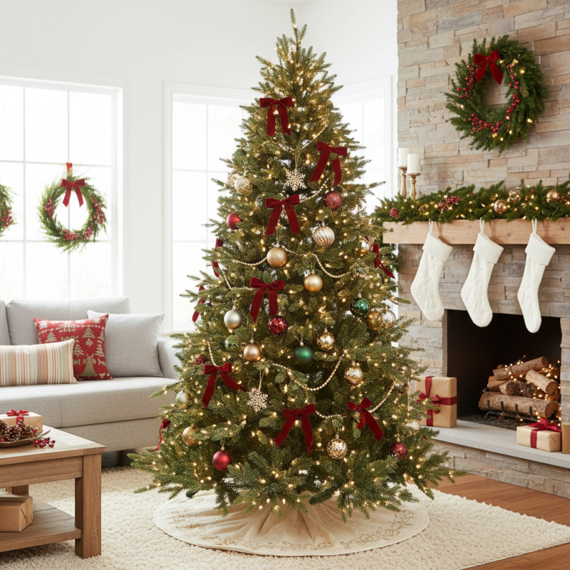 Albero di Natale Illuminato Anthony 2000 LED h 210 cm | MagicTree™