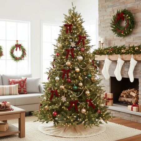 Illuminated Christmas Tree Anthony 2000 LED h 210 cm | MagicTree™