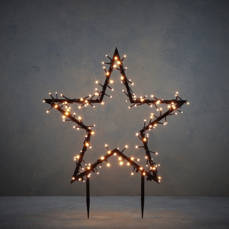 150 LED Warm White Star Light with Timer amagictree.com