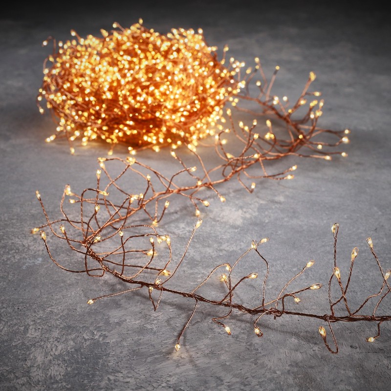 Luci Natalizie effetto Rame 480 LED con Timer amagictree.com