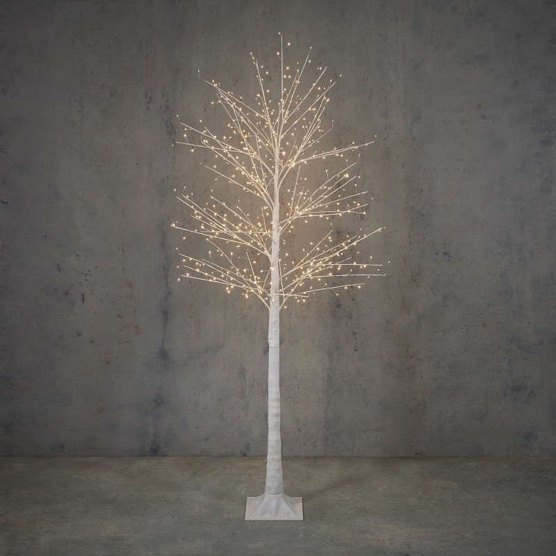 Albero Bianco con 576 LED Bianco Classico con Timer amagictree.com