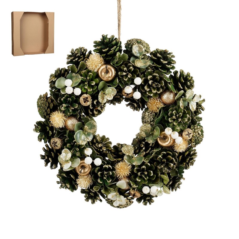 Green Decorated Garland 34 cm amagictree.com