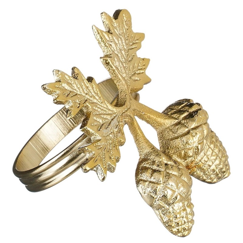 Portatovagliolo foglia oro amagictree.com