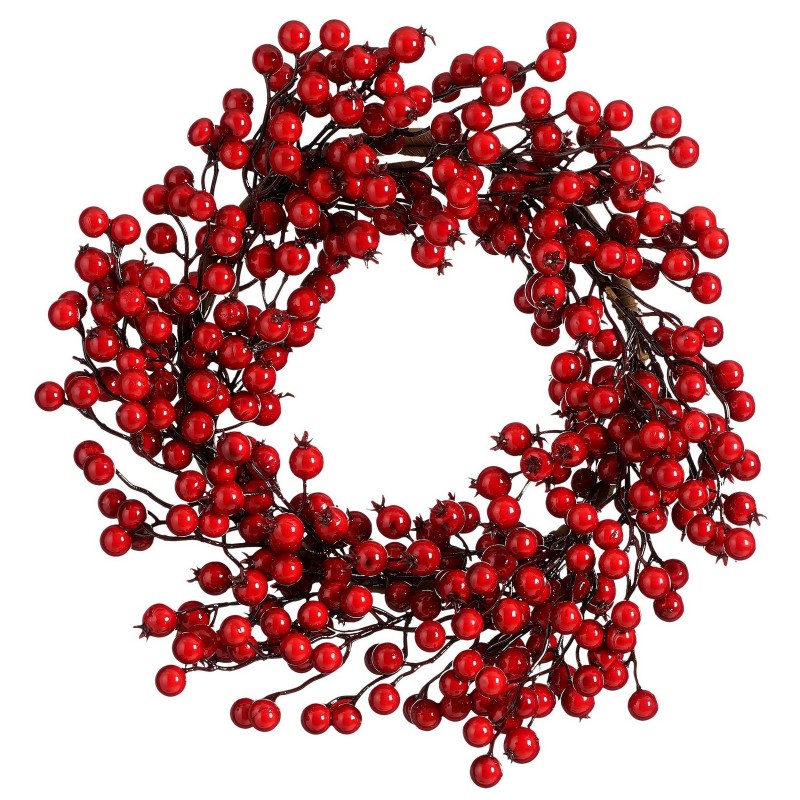 Garland with Red Berries 40 cm amagictree.com