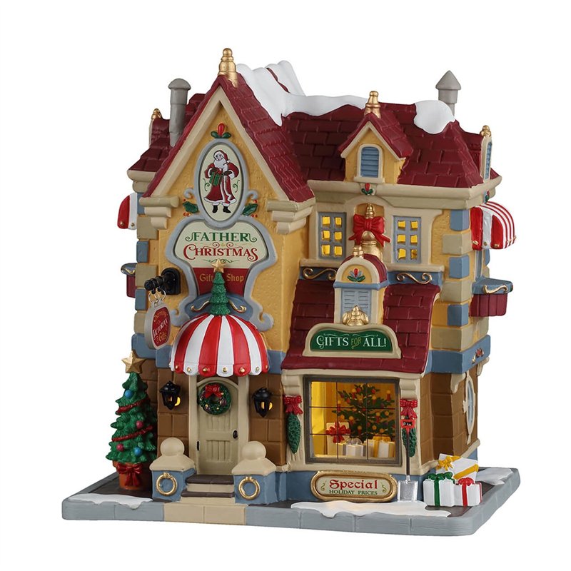 Father Christmas Gift Shop con Alimentatore 4.5V Cod. 65562