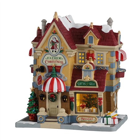 Father Christmas Gift Shop con Alimentatore 4.5V Cod. 65562