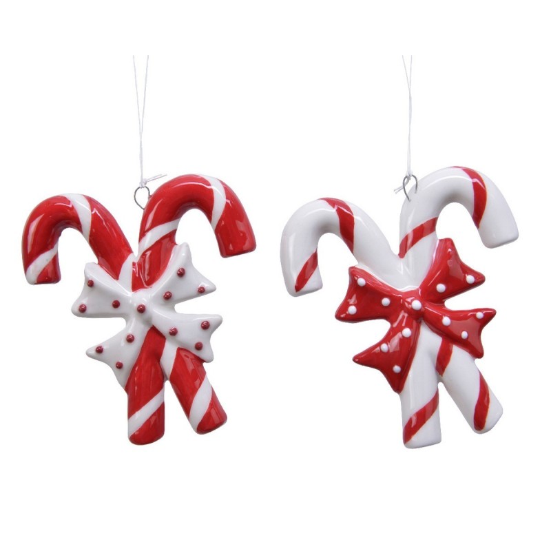 Candy canes 9 cm. Single Piece AmagicTree.com