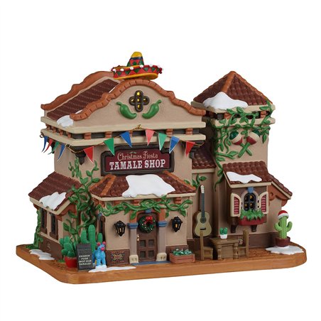 Christmas Fiesta Tamale Shop con Alimentatore 4.5V Cod. 65560
