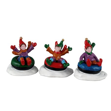 Snow Tubers Set Of 3 Cod. 62638