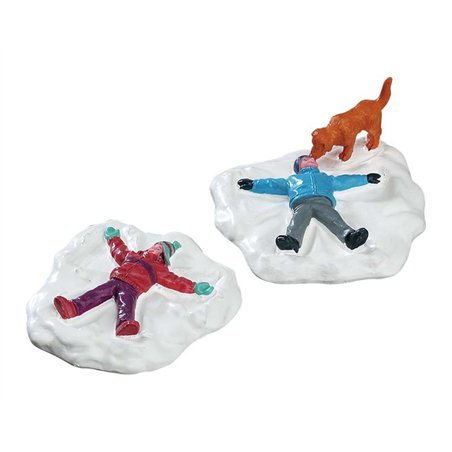 Lemax Ski Village Deluxe Pack with Free Snow