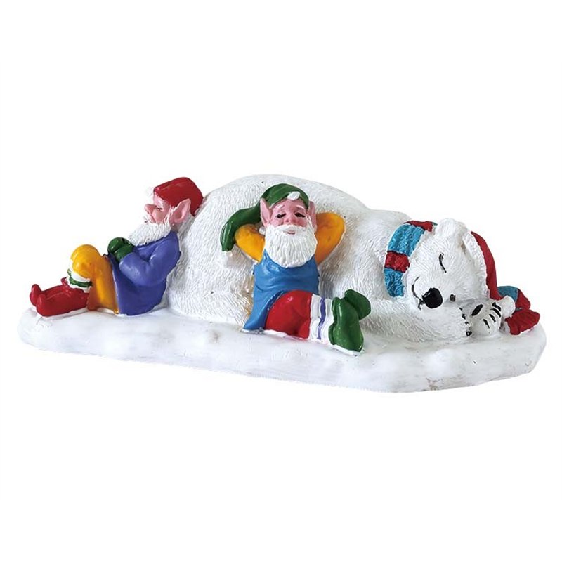 Lemax Elf Village Deluxe Pack con Neve in Omaggio