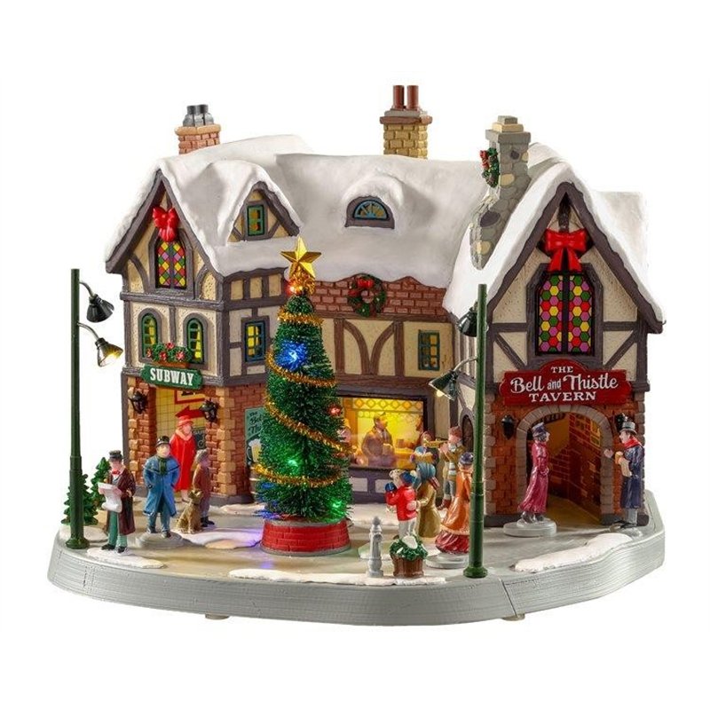 Lemax Victorian Deluxe Pack with Free Snow