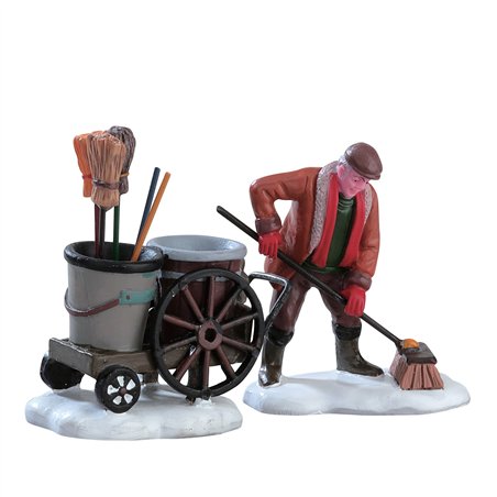 Lemax Victorian Deluxe Pack with Free Snow
