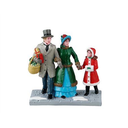 Lemax Victorian Deluxe Pack with Free Snow