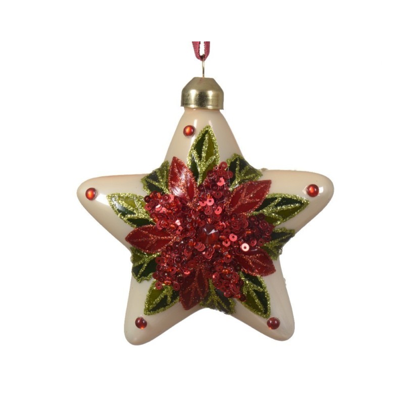 Hanging Christmas Stars with Decorations Set of 2 AmagicTree.com