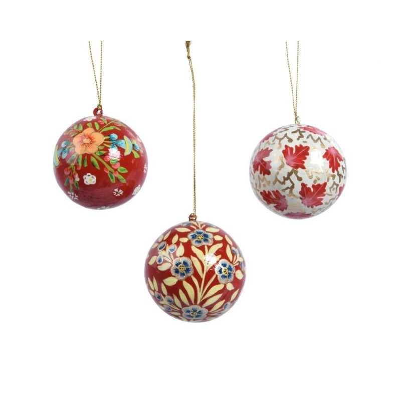 Hand-painted Hanging Christmas Bauble, Single Piece AmagicTree.com