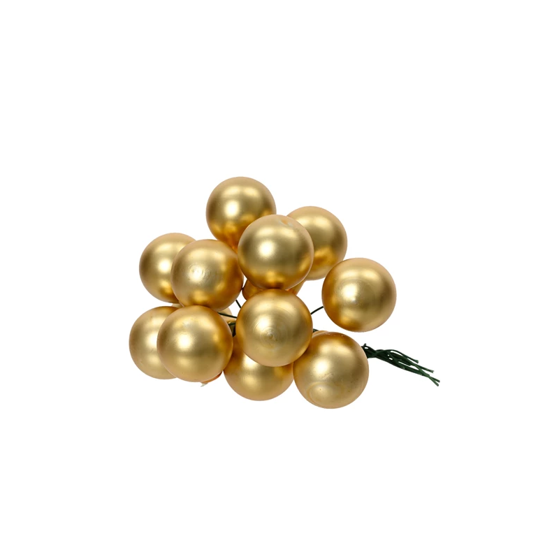Bunch of Gold Colored Glass Balls AmagicTree.com