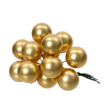 Bunch of Gold Colored Glass Balls AmagicTree.com