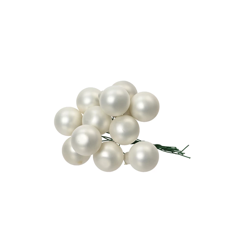 Bunch of White Glass Balls AmagicTree.com
