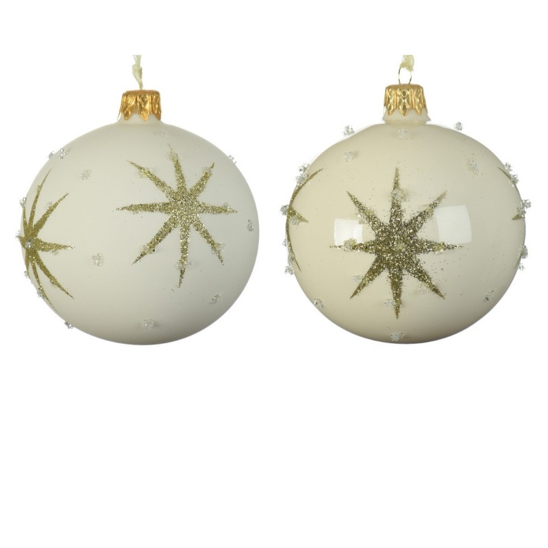 Glass hanging bauble 8 cm. Single Piece AmagicTree.com