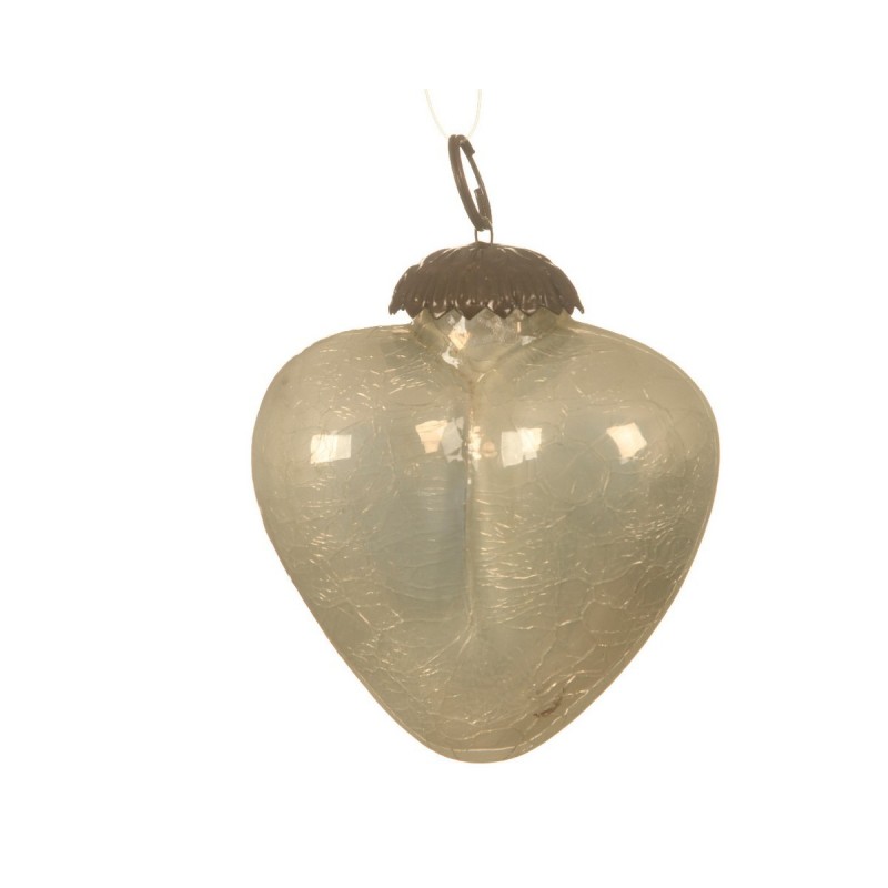 Glass heart to hang 7.5 cm. AmagicTree.com