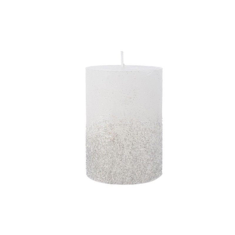 Candle decorated with glitter 10 cm. AmagicTree.com