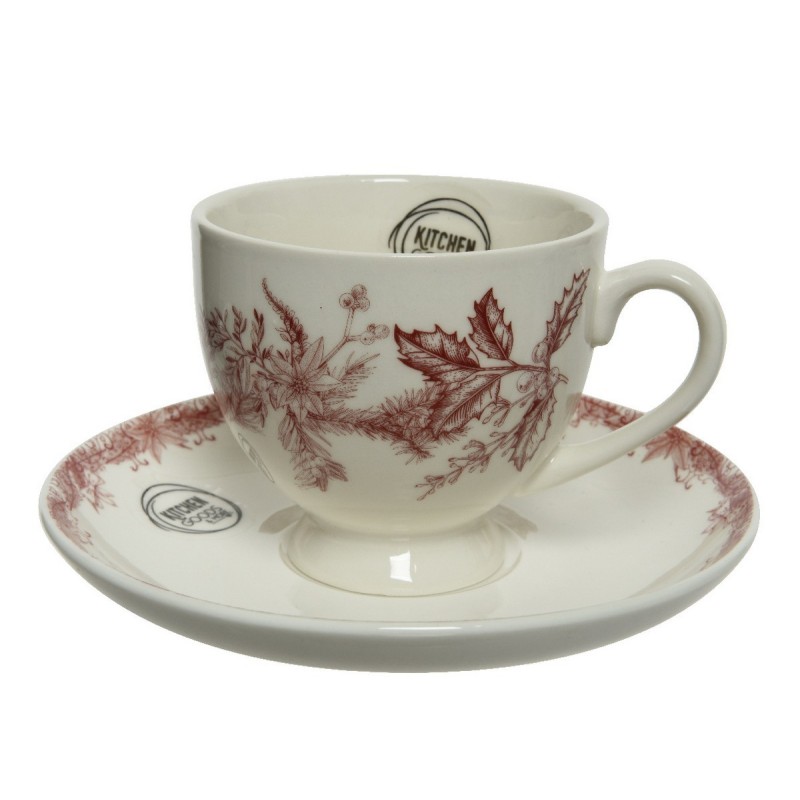 Porcelain cup and saucer 10.5 cm. AmagicTree.com