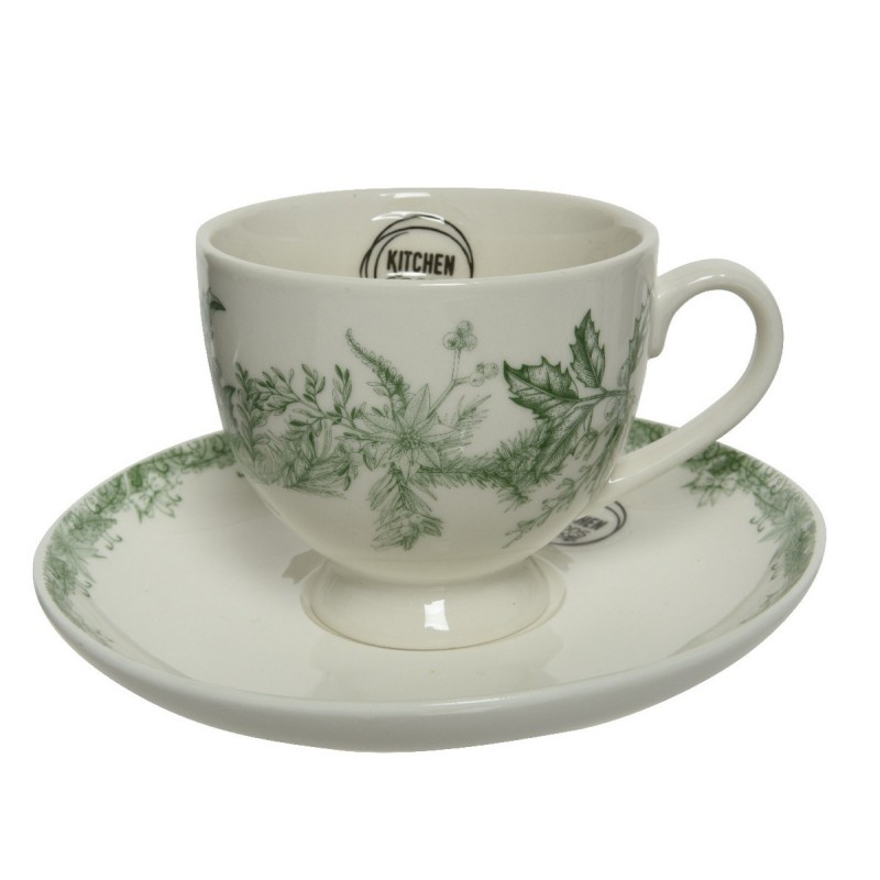 Porcelain cup and saucer 10.5 cm. AmagicTree.com
