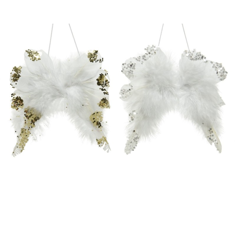 Wings with Feathers and Glitter 15 cm. Single Piece AmagicTree.com