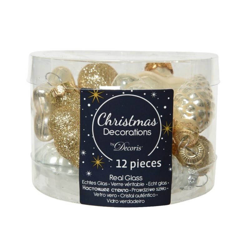 Mini hanging glass decorations. Set of 12 AmagicTree.com