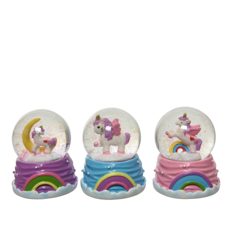 Mini Snowballs with Unicorn 5.5 cm AmagicTree.com
