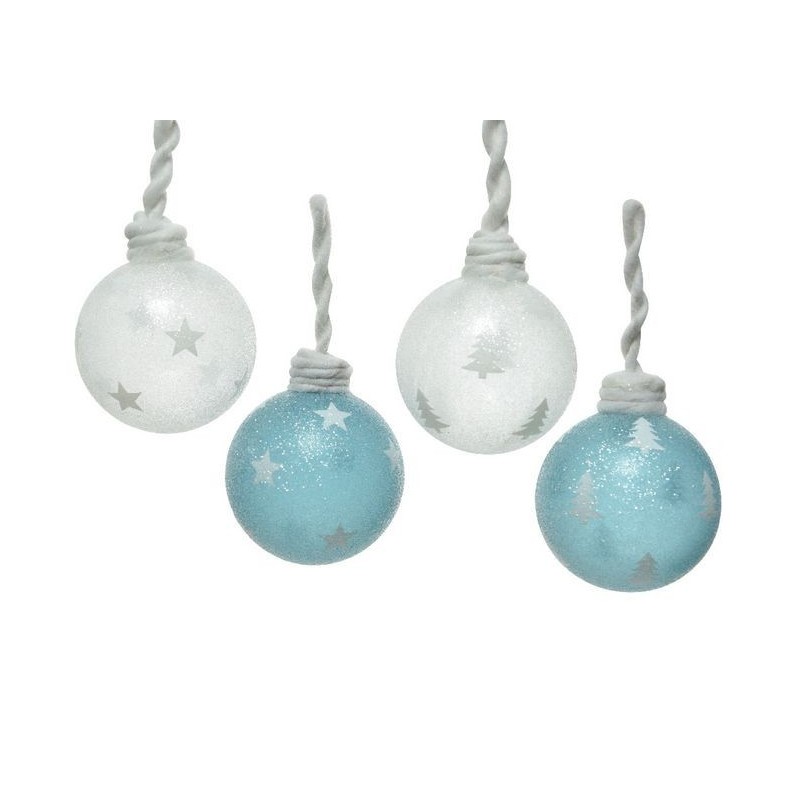 Hanging glass balls dim 8 cm Single Piece AmagicTree.com