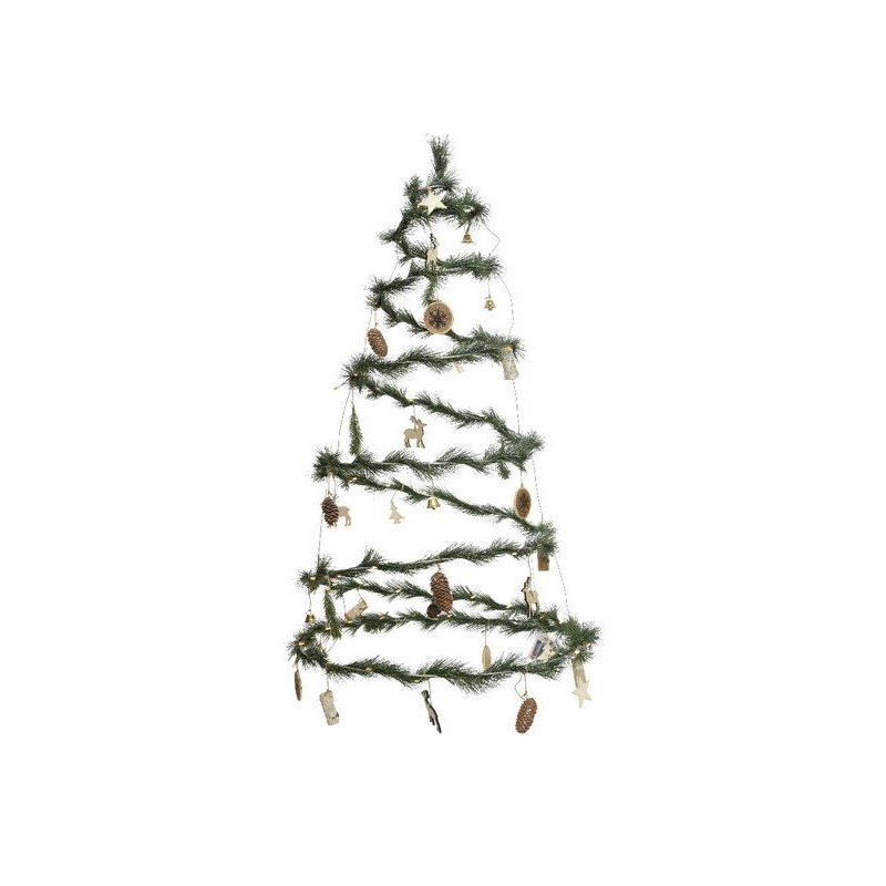 Bright White Spiral Hanging Christmas Tree dim 58 cm AmagicTree.com