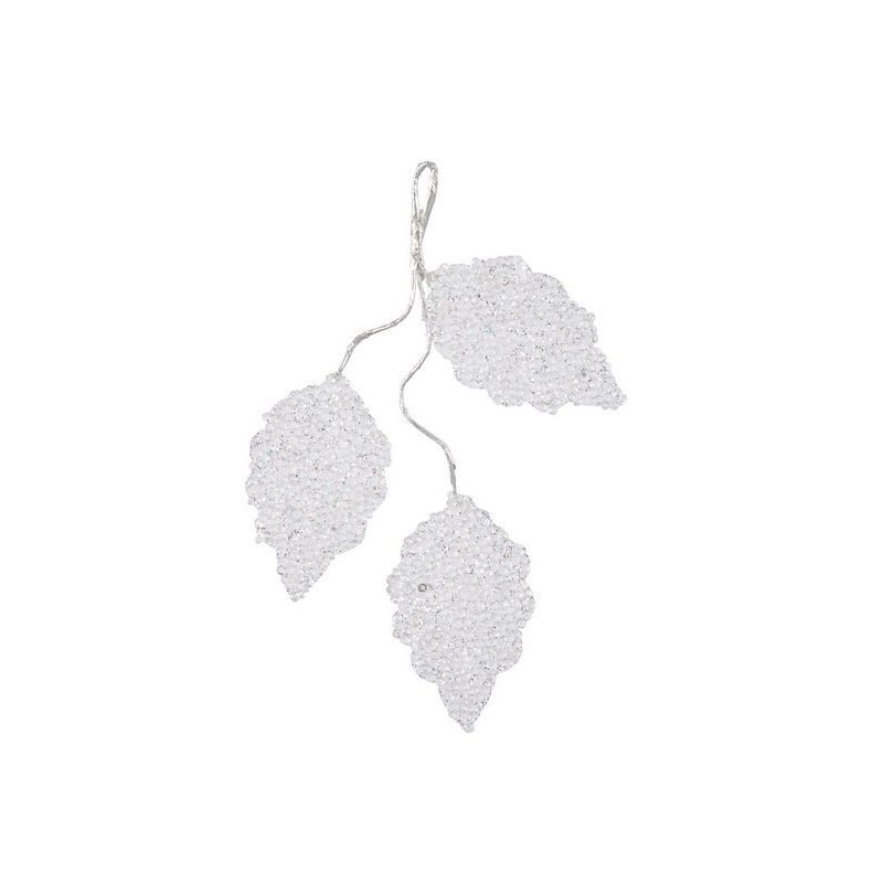 White leaf White dim 12x23 cm AmagicTree.com