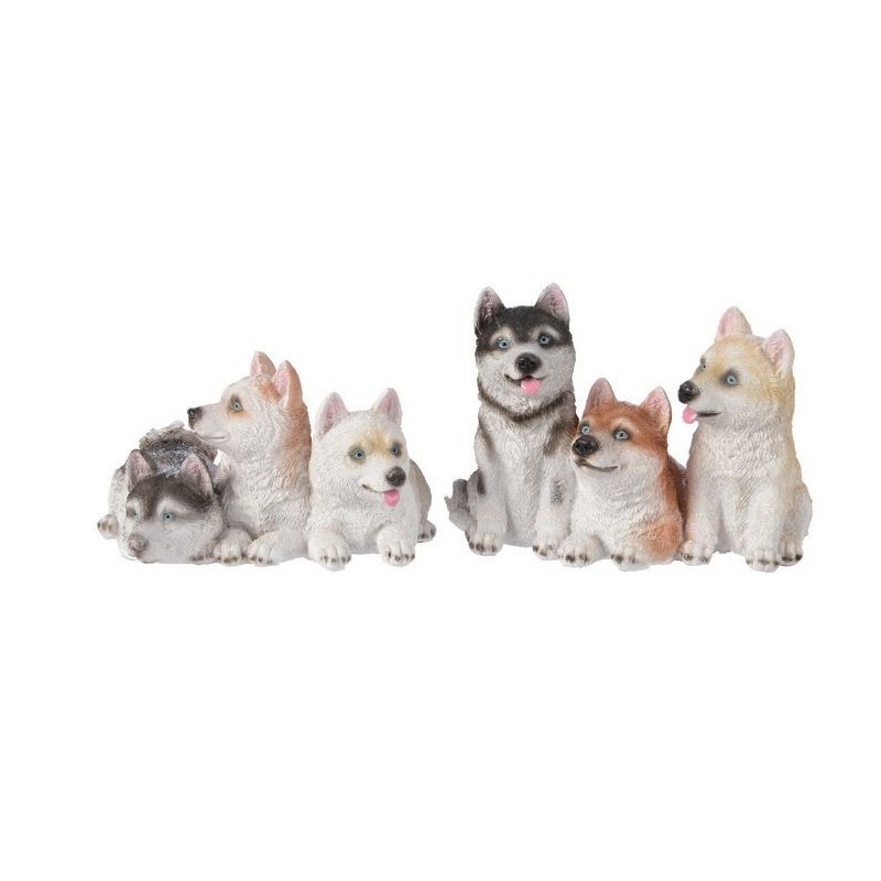 Husky Dogs dim 10.5x15x11 cm 11.5x14x8.5 cm Single Piece AmagicTree.com