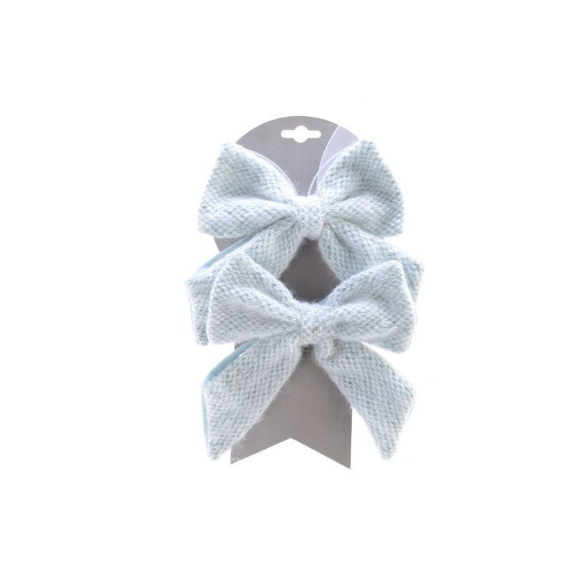 Bows with clip Light blue dim 3x20x17 cm AmagicTree.com