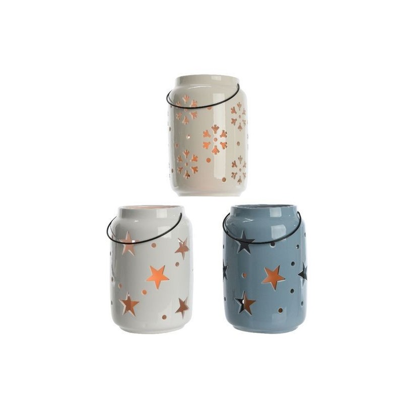 Luminous Ceramic Lantern Dim. 15x15x22.5 cm. Single Piece AmagicTree.com
